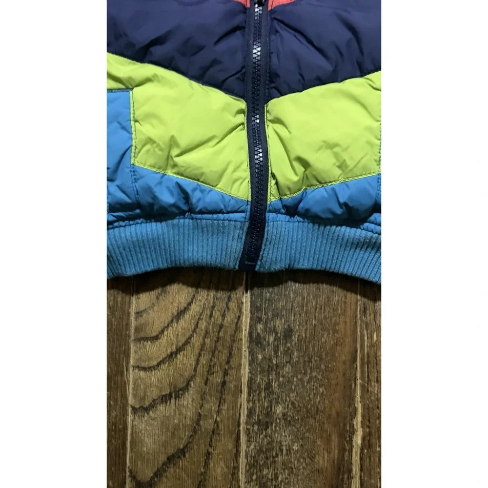 Gymboree Boys Puffer Vest Color Block 6-12 mo